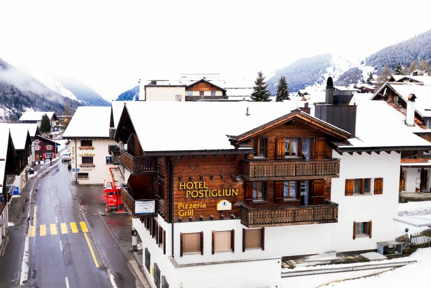 Workation Apartments - 24-7 Self-Checkin - Hotel Postigliun Sedrun Kültér fotó